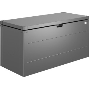 Biohort Stylebox 140, grigio scuro metallizzato, box universale per giardino, balcone e terrazzo.