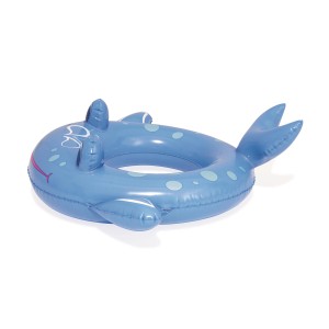 Ciambella gonfiabile Bestway blu a forma di animale (balena) per bambini.
