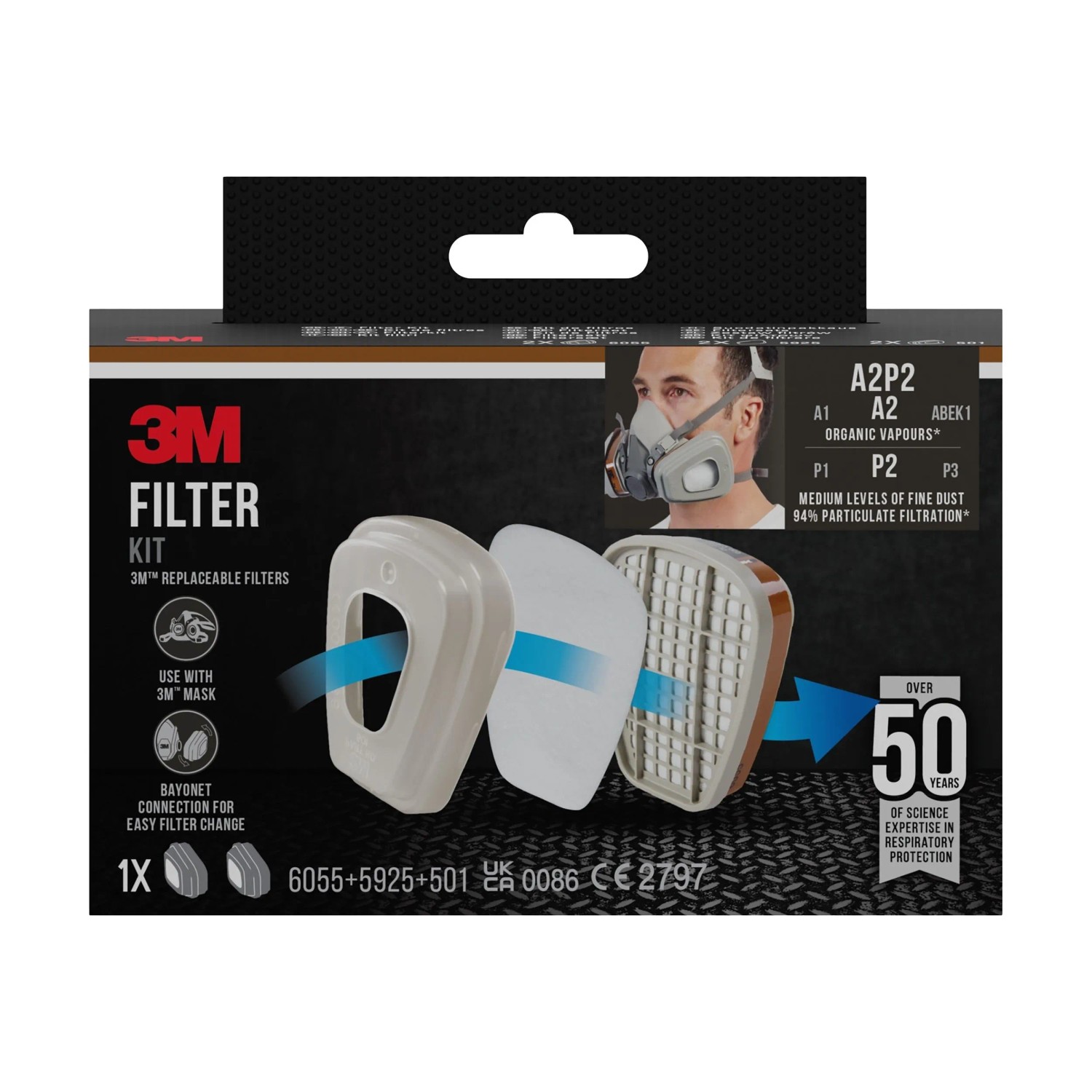 Filtro per verniciatura 3M 6002 CR_7