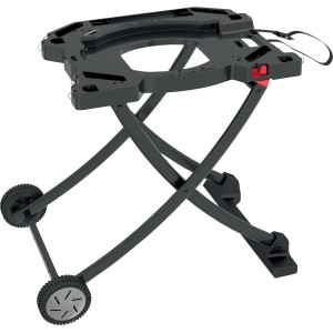 Carrello per barbecue t.b.t. con ruote, ideale per il trasporto e stabile.