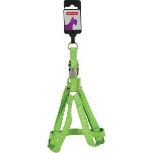 Guinzaglio/pettorina verde t.b.t. per cani di piccola taglia.