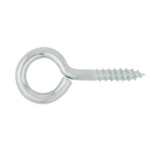 Vite ad anello/vite a occhiello argentata per occhielli e cambrette.