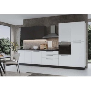Cucina completa Iris 360 cm dx bianco opaco
