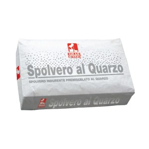 Sacco di t.b.t. spolvero di quarzo, adatto per Malta, calce e cemento.