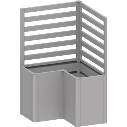 Sostegno per piante Biohort per forma a L 100 cm Argento met 2 pz