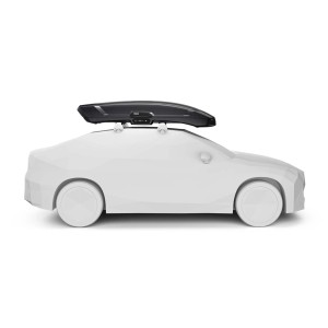 Box da tetto per auto Vector L nero metallizzato