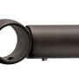 Supporto per bastone per tende Mydeco Noble, doppio, estensibile, ferro spazzolato, Ø 2 cm.