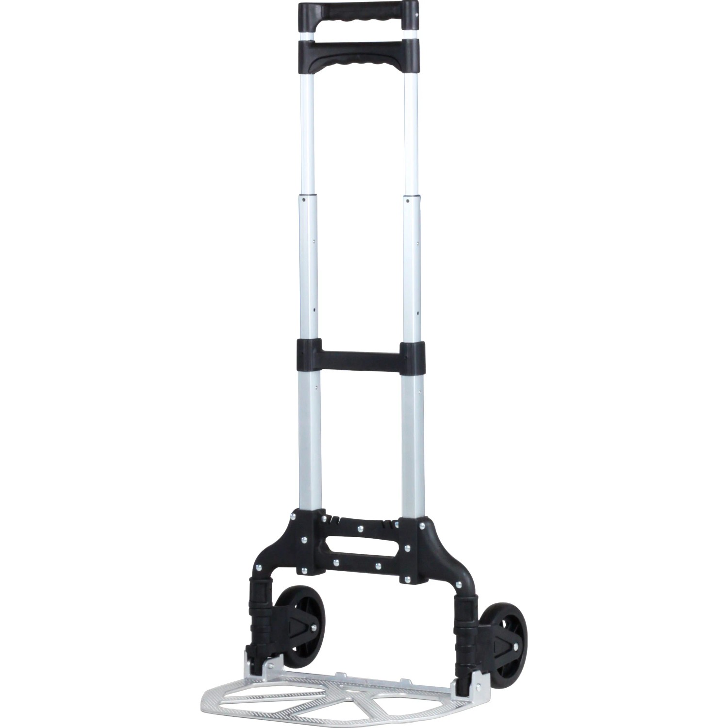 Carrello da officina pieghevole, alluminio e plastica, con ruote.