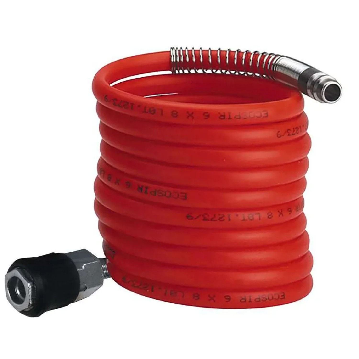 Set aria compressa Einhell: tubo a spirale con raccordo rapido per compressori.