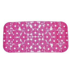 t.b.t. Tappetino doccia rosa con motivo floreale per una maggiore sicurezza nella doccia.
