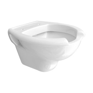 WC sospeso bianco (t.b.t.) in ceramica.