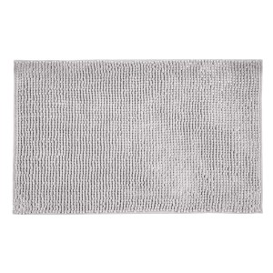 Tappeto da bagno Chenille 50x80 cm grigio chiaro