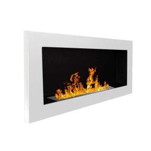Camino a bioetanolo parete/incasso Divina Fire Lucca 2,5 kW L90xP12xH40 cm