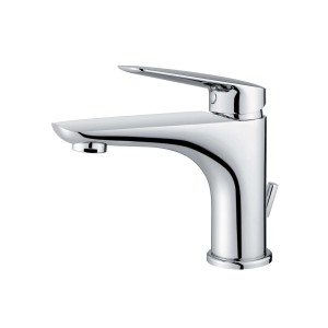 Miscelatore lavabo t.b.t. lucido per bagno e WC ospiti.