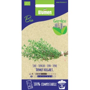 Semi di timo biologico di Blumen per erbe aromatiche.