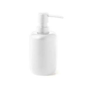 Portasapone bagno Brenda in resina bianco matt