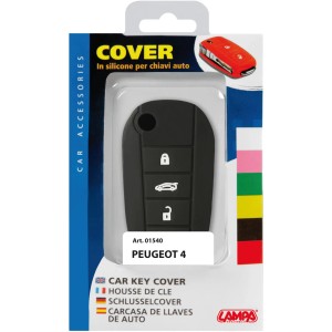 Cover in silicone per chiave auto Peugeot 4.