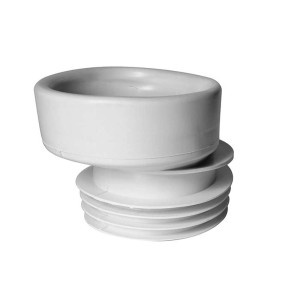 Connettore per tubi in plastica Manicotti HT t.b.t. bianco.