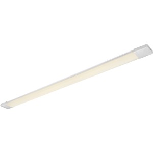 Lampada sottopensile LED bianca per mobili da cucina.