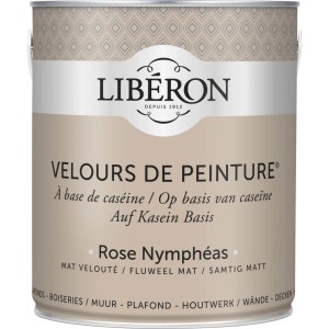 Idropittura lavabile Velours de Peinture Liberon Rose Nympheas 2,5 L
