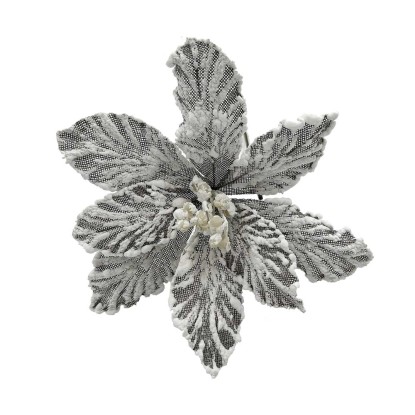 Fiore artificiale argento 24x60 cm