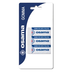 Gomme da cancellare Osama, confezione da 3, per carta e pellicola, materiali per dipingere.