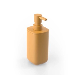 Dispenser sapone t.b.t. giallo per bagno e cucina.
