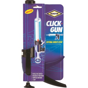 Pistola per cartucce Bostik Click Gun nello shop online OBI. Dosaggio preciso, cartuccia rotante.