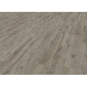 Pavimento vinilico Gerflor Senso Clic Pecan, spessore 4,5 mm, posato effetto legno.