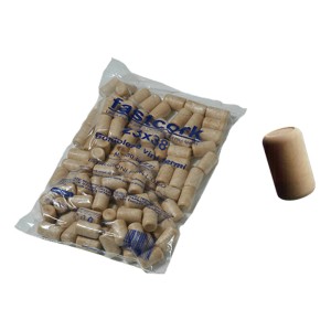 Tappi di sughero Fastcork, 100 pezzi in sacchetto, per la raccolta e la produzione del vino.