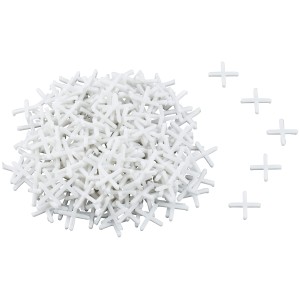 Distanziatori per piastrelle LUX, 2,5 mm, 250 pezzi, per fughe uniformi.