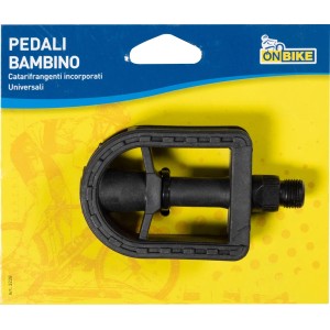 Pedale nero per bicicletta per bambini, riparazione e ricambio.