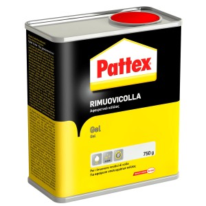 Pattex Rimovicolla Gel, solvente per rimuovere residui di colla, barattolo da 750g.