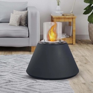Camino a bioetanolo giardino Divina Fire Stromboli 3,4 kW Ø60xH56 cm antracite