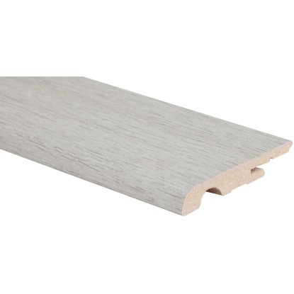 Battiscopa in MDF rivestito rovere-grigio H 8 cm