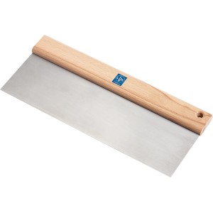 Spatola per stucco LUX, 30 cm di larghezza, con manico in legno di faggio per un'applicazione uniforme.
