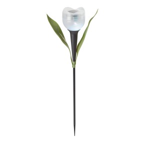 Luce solare decorativa a forma di tulipano per il giardino.