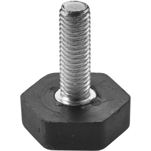 Vite di livellamento Hettich M10, nera, per gambe mobili per compensare le irregolarità, 2 pezzi.