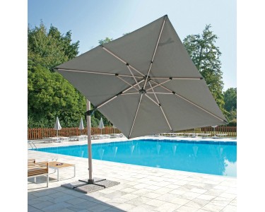 Ombrellone da spiaggia pieghevole da giardino, doppio, UV, pieghevole