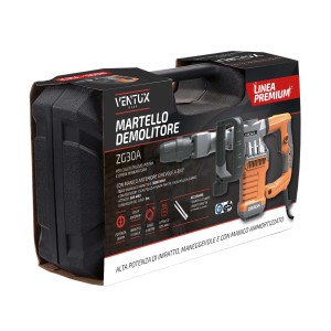 Martello demolitore t.b.t. in valigetta, ideale per lavori di demolizione. Martello pneumatico per hobbisti e professionisti.