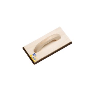 LUX Lisciatura feltro Classic, 140x280mm, con manico in legno e feltro per lisciare l'intonaco.