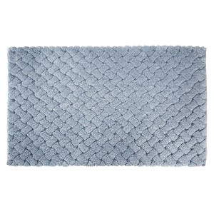 Tappeto bagno Intreccio 60x100 cm color polvere