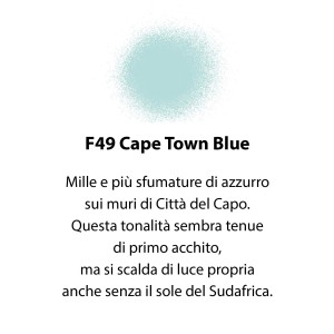 Campione di colore "Cape Town Blue" per il fai-da-te.