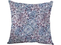 Federa Cuscino Decorativa ABAKUHAUS Mandala – Fiore Della Vita – 40x40 Cm, In Microfibra, Lavabile, Viola Blu Indaco