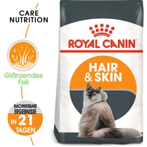 Royal Canin Hair & Skin cibo per gatti, 2kg alimento secco per pelo sano.