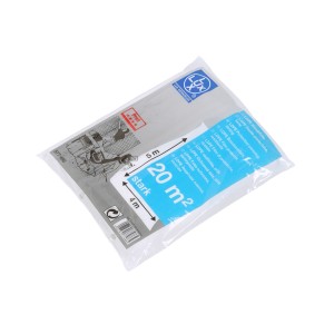 Telone di copertura LUX 4x5m confezionato, telo da costruzione per la protezione da vernice, sporco e umidità.