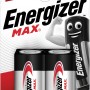 Energizer Max C Baby Batterie, confezione da 2, batterie alcaline per dispositivi di uso quotidiano.