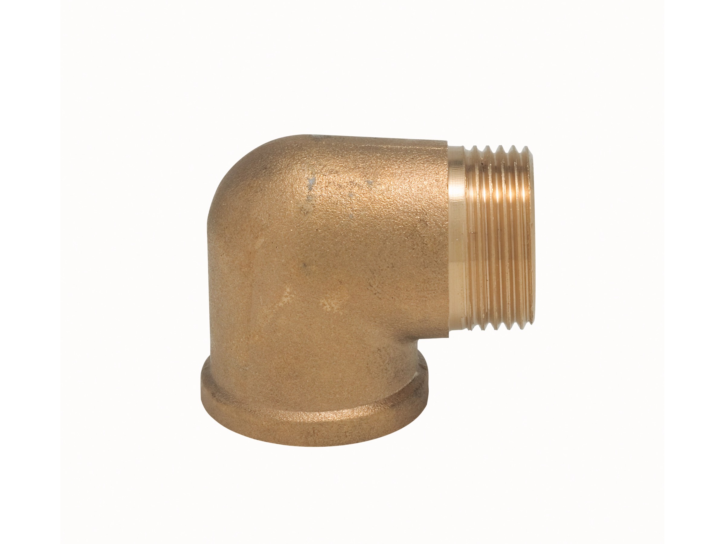 sourcing map - Raccordo a gomito in ottone, 16 mm x G1/2, filettatura maschio ad angolo retto con morsetto in acciaio inox