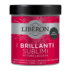 Barattolo di smalto per mobili t.b.t. nero di Liberon.