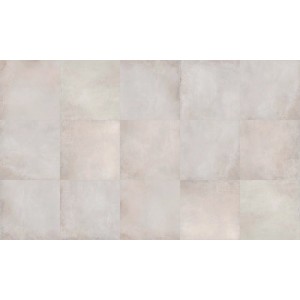 Piastrelle per pavimenti chiare, quadrate con superficie leggermente marmorizzata.